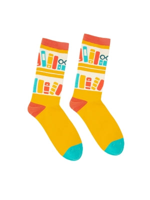 Bookshelf Socks - Large by Out of Print