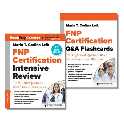 Fnp Certification Intensive Review, Fifth Edition, and Q&A Flashcards Set by Codina Leik, Maria T.