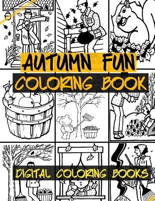 Autumn Fun Coloring Book by Books, Digital Coloring