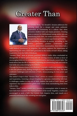 Greater Than: Principles from the Life of Abraham by Session, Ronald C.