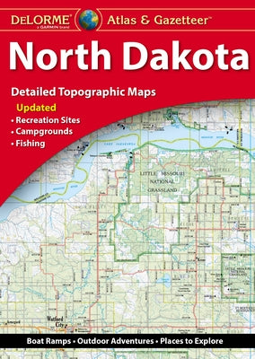 Delorme Atlas & Gazetteer: North Dakota by Rand McNally