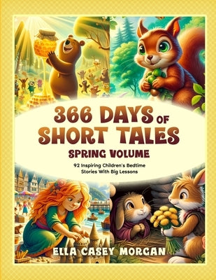 366 Days of Short Tales: Spring Volume: 92 Inspiring Children's Bedtime Stories With Big Lessons by Casey Morgan, Ella