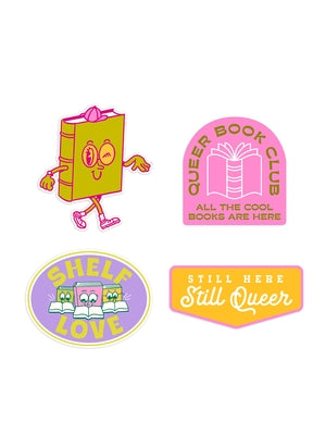 Still Here, Still Queer Pride Stickers - Sticker Set of 4 by Out of Print
