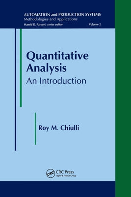 Quantitative Analysis: An Introduction by Chiulli, Roy M.