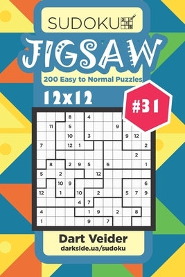Sudoku Jigsaw - 200 Easy to Normal Puzzles 12x12 (Volume 31) by Veider, Dart