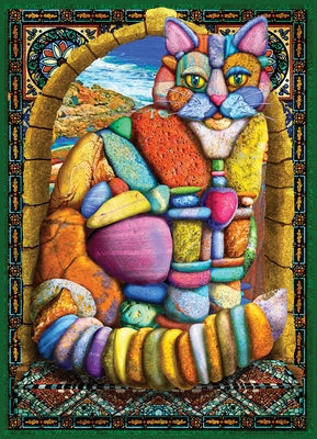 Cairn Stone Cat 1000-Piece Puzzle by Lewis T. Johnson