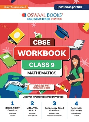 Oswaal CBSE Workbook for Class 9 Mathematics Updated as per NCF For 2024 by Oswaal Editorial Board
