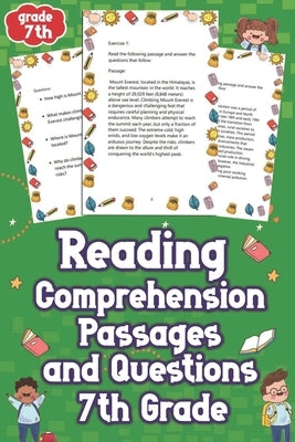 Reading Comprehension Passages and Questions 7th Grade: Unlock Your Child's Potential with Engaging 7th Grade Reading Passages & Questions! Dive into by Jeffries, Sabrina