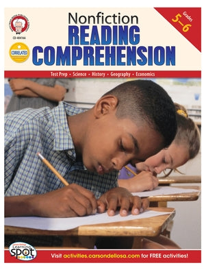 Nonfiction Reading Comprehension, Grades 5 - 6 by Cameron, Schyrlet