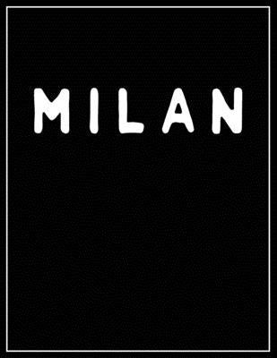 Milan: Black and white Decorative Book - Perfect for Coffee Tables, End Tables, Bookshelves, Interior Design & Home Staging A by Interior Styling, Contemporary