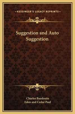 Suggestion and Auto Suggestion by Baudouin, Charles