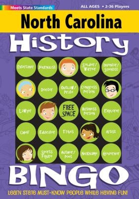North Carolina History Bingo Game! by Gallopade International