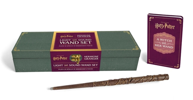 Harry Potter: Hermione Granger Light and Sound Wand Set: Plays 12 Spells in Hermione's Voice! by Lemke, Donald