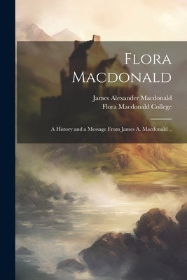 Flora Macdonald: A History and a Message From James A. Macdonald .. by MacDonald, James Alexander 1862-1923