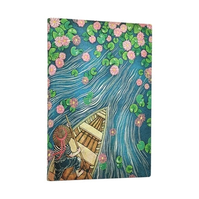 Lotus River MIDI Lined Softcover Journal, 176pg, 100gsm by Paperblanks (Living with Yuko) by Paperblanks