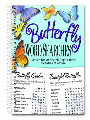 Butterfly Word Searches by Editors, Product Concept