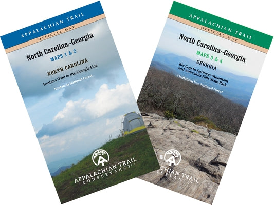 Appalachian Trail North Carolina-Georgia Map Set by Appalachian Trail Conservancy