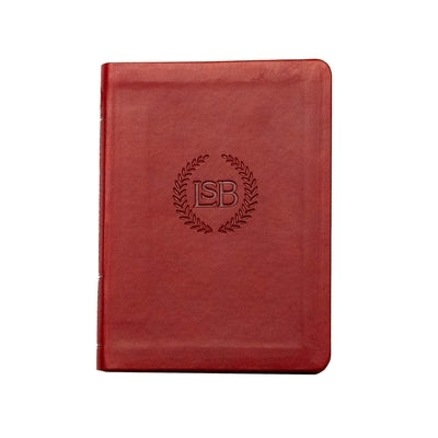 Legacy Standard Bible, New Testament with Psalms and Proverbs LOGO Edition - Burgundy Faux Leather by Steadfast Bibles