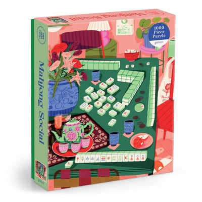 Mahjong Social 1000 Piece Puzzle by Galison, Galison