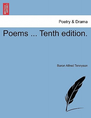 Poems ... Tenth Edition. by Tennyson, Alfred