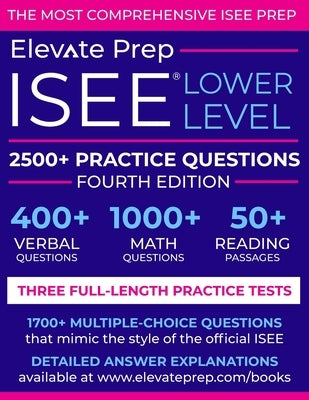 ISEE Lower Level: 2500+ Practice Questions by James, Lisa