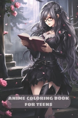 Anime Coloring Book for Teens: Trendy and Beautiful Manga Fashion Illustrations by Generic