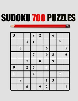 Sudoku 700 Puzzles: Sudoku puzzle book for adults, Easy - Hard -Very Hard -PUZZLES WITH SOLUTION by Boudad, Elmoukhtar
