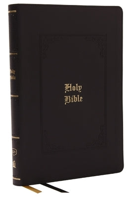 KJV Bible, Giant Print Thinline Bible, Vintage Series, Leathersoft, Black, Red Letter, Thumb Indexed, Comfort Print: King James Version by Thomas Nelson