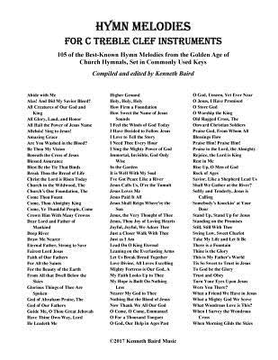 Hymn Melodies for C Treble Clef Instruments by Baird, Kenneth