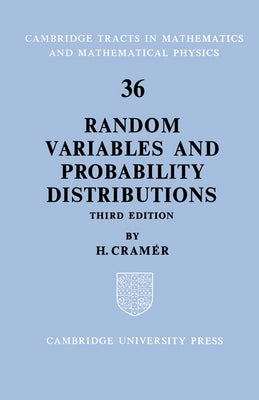 Random Variables and Probability Distributions by Cramer, H.