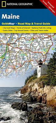 Maine Map by National Geographic Maps