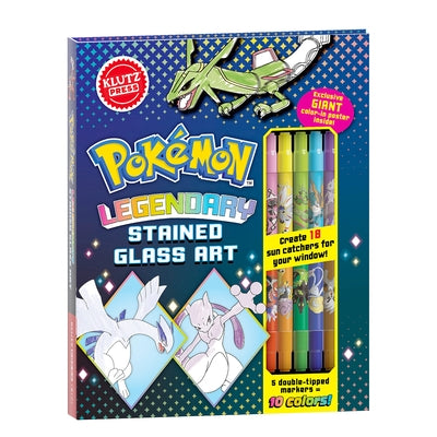 Pokémon Legendary Stained Glass by Klutz Press