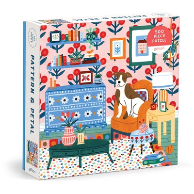Pattern & Petal 500 Piece Puzzle by Galison