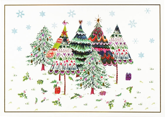 Merry Evergreens Deluxe Boxed Holiday Cards by Peter Pauper Press Inc