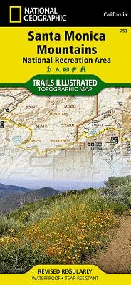 Santa Monica Mountains National Recreation Area Map by National Geographic Maps
