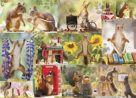 Gettin' Squirrelly 1000-Piece Puzzle by Weggen, Geert