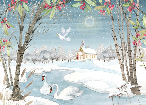 Wonders of Winter Deluxe Boxed Holiday Cards (20 Cards, 21 Self-Sealing Envelopes) by 
