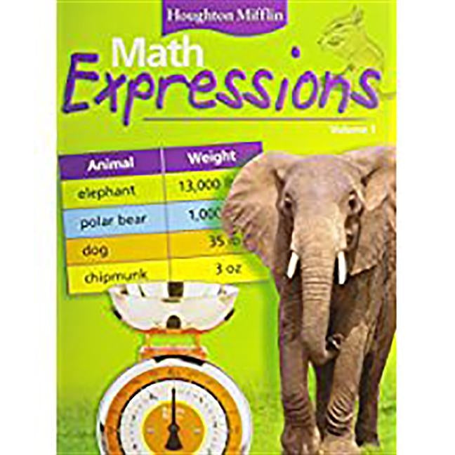 Math Expressions: Student Activity Book, Volume 1 Grade 3 2006 by Houghton Mifflin Company