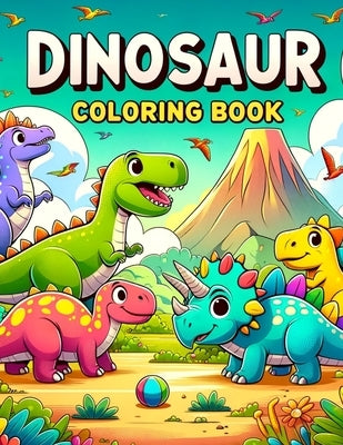 Dinosaur Coloring Book: Designs and Playful Illustrations Bring the Wonders of Dinosaurs to Life, Offering Hours of Creative Entertainment and by Lambert Art, Wanda