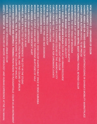 New Geographies, 3: Urbanisms of Color by Doherty, Gareth