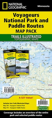 Voyageurs National Park and Paddle Routes [Map Pack Bundle] by National Geographic Maps