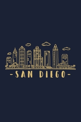San Diego Skyline: San Diego travel inspired design. City of California, sights and history. Skyline and Cityscape. by City Skyline Essentials, Dave's