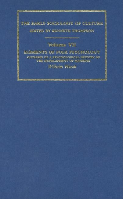 Elements of Folk Psychology V7 by Wundt, Wilhelm