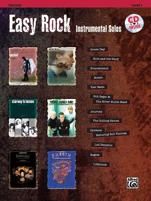 Easy Rock Instrumental Solos, Level 1: Clarinet, Book & CD [With CD (Audio)] by Galliford, Bill