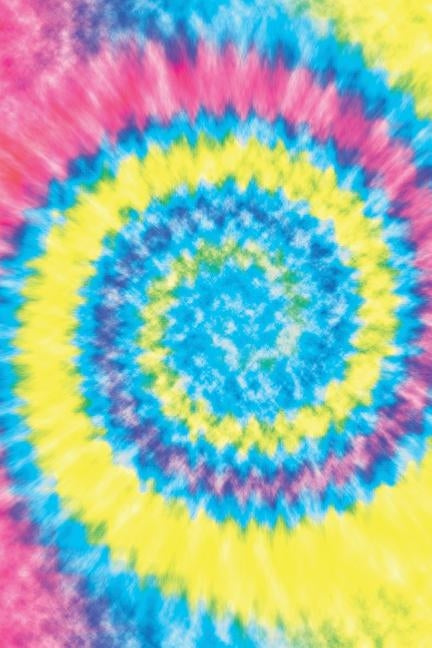 Tie Dye: College Ruled 6x 9 Notebook Retro Vintage Swirl by Hendrix