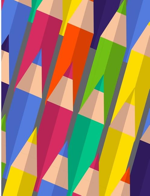 Crayon School Patterns: Pencil Pattern College Ruled Line Notebook by Sterling, Jen