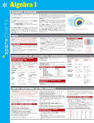 Algebra I Sparkcharts: Volume 4 by Sparknotes