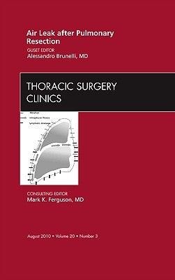 Air Leak After Pulmonary Resection, an Issue of Thoracic Surgery Clinics: Volume 20-3 by Brunelli, Alessandro