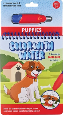 Color with Water - Puppies (Includes Mess Free Water Pen) by 
