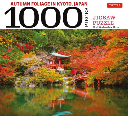 Autumn Foliage in Kyoto, Japan - 1000 Piece Jigsaw Puzzle: Finished Size 29 X 20 Inch (74 X 51 CM) by Tuttle Studio